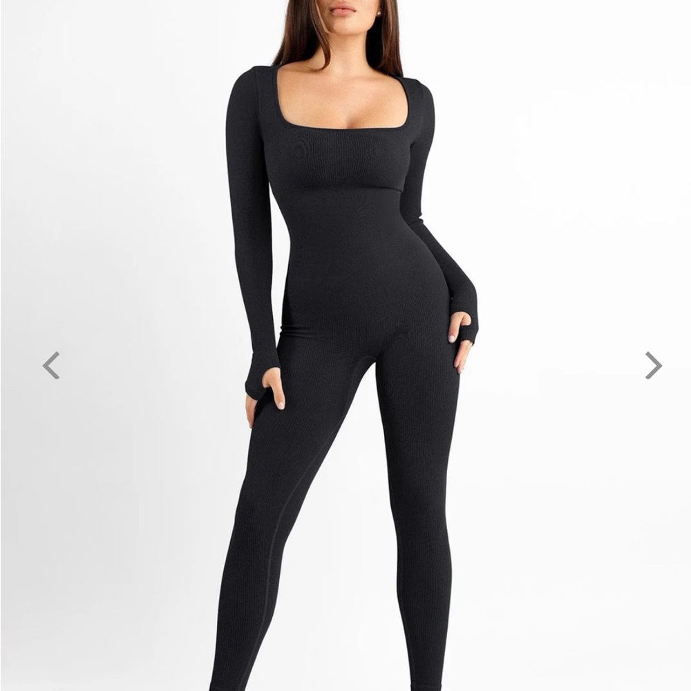 Black Long Sleeve Jumpsuit